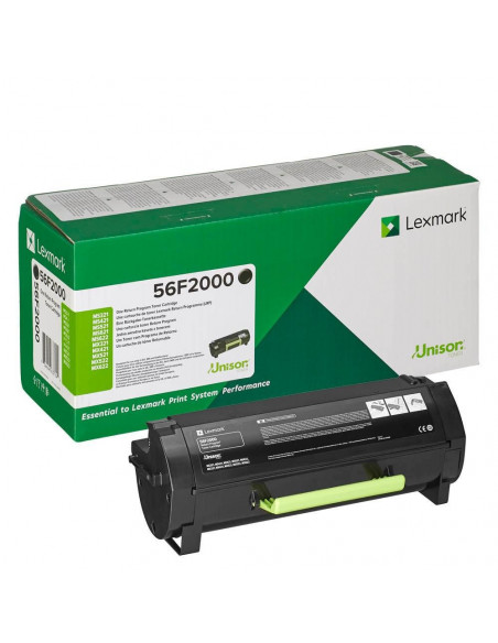 Cartus Toner Original Lexmark 56F2000, Black, 6000 pagini Cartus Toner Original Lexmark 56F2000, Black, 6000 pagini