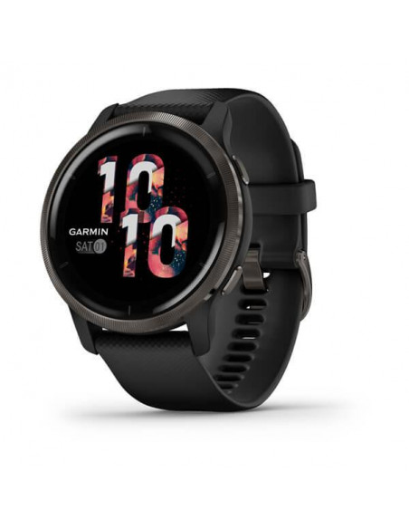Ceas Smartwatch Garmin Venu 2, GPS, Black Slate,010-02430-11
