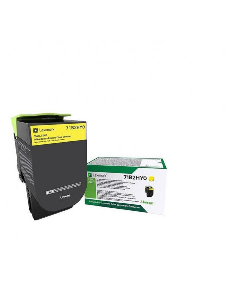 Cartus Toner Original Lexmark 71B2HY0, Yellow, 3500 pagini Cartus Toner Original Lexmark 71B2HY0, Yellow, 3500 pagini