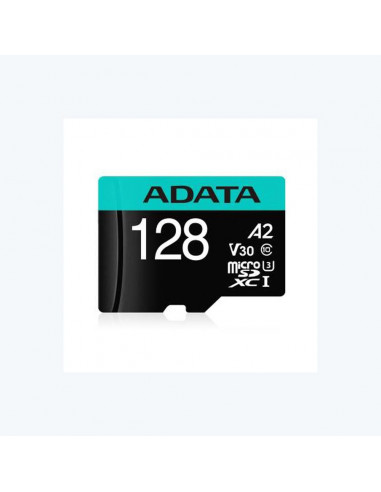 AUSDX128GUI3V30SA2-RA1,Card de Memorie MicroSD ADATA Premier PRO, 128GB, Adaptor SD, Class 10