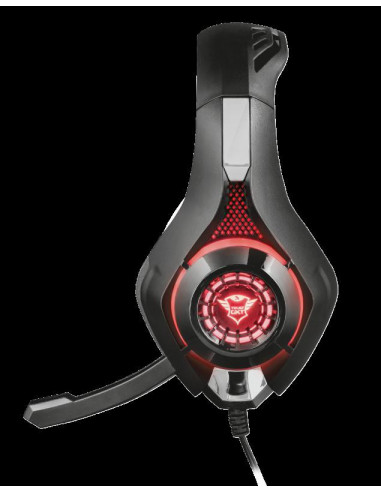 Casti cu microfon Trust GXT 313 Nero Illuminated Gaming