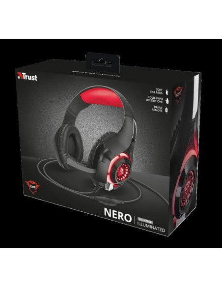 Casti cu microfon Trust GXT 313 Nero Illuminated Gaming