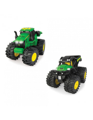 Set 2 tractorase cu lumini si sunete,T46670