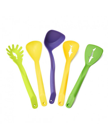 SET 5 USTENSILE BUCATARIE,NYLON,MULTICOLOR,VANORA