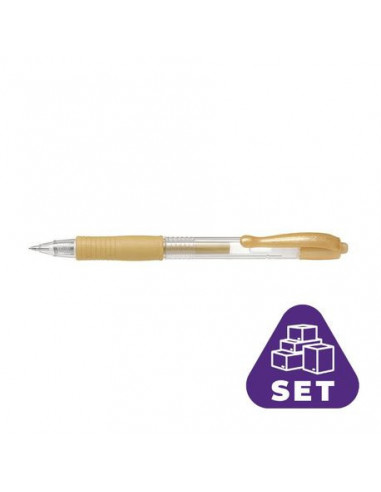 Roller Cu Gel G2 Metalic 0.7 Auriu Pilot
