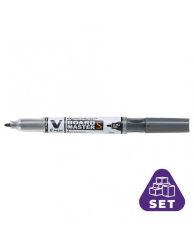 Marker pentru tabla VBoard, varf rotund, 10 buc/bax