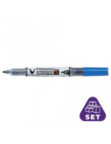 Marker pentru tabla VBoard, varf rotund, 10 buc/bax
