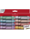 FC154689,TEXTMARKER SET 8 METALIZAT II FABER-CASTELL