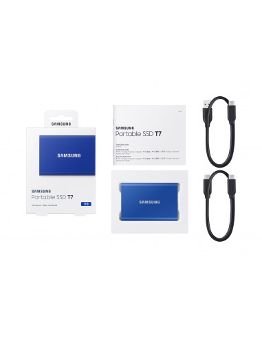SSD extern Samsung T7 Touch portabil, 1TB, USB 3.1