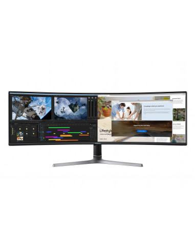 Monitor 48.8 Samsung LC49RG90SSUXEN Curbat 1800R 32:9 VA