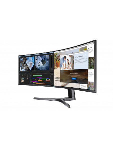 Monitor 48.8 Samsung LC49RG90SSUXEN Curbat 1800R 32:9 VA