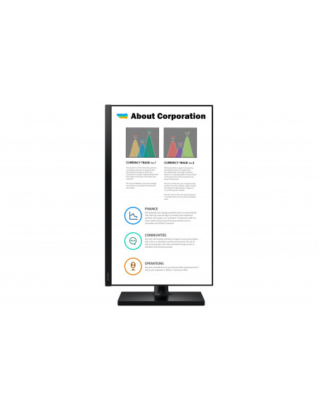 Monitor LED IPS Samsung LF24T450FQUXEN 23.8 Full HD DisplayPort