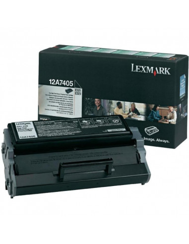 Toner Lexmark 12A7405, black, 6 k, E321, E323, E323n,12A7405