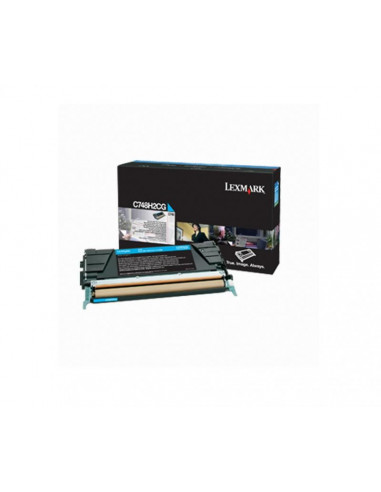 Cartus Toner Original Lexmark C748H2CG, Cyan, 10000