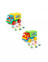 Camion educativ+forme, 26x16x17 cm, Cavallino,ROB-6370