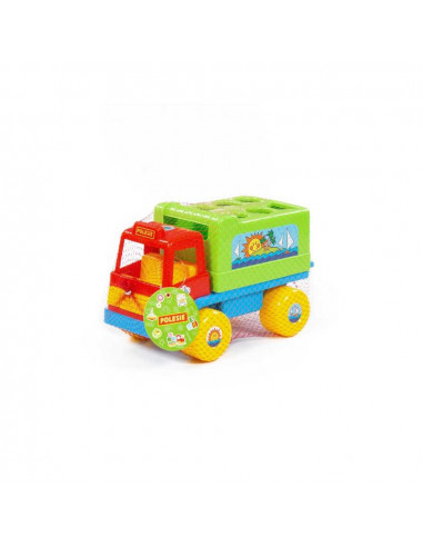 Camion educativ+forme, 26x16x17 cm, Cavallino,ROB-6370