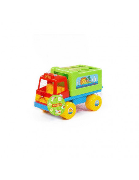 Camion educativ+forme, 26x16x17 cm, Cavallino,ROB-6370