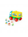 Camion educativ+forme, 26x16x17 cm, Cavallino,ROB-6370