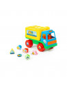 Camion educativ+forme, 26x16x17 cm, Cavallino,ROB-6370