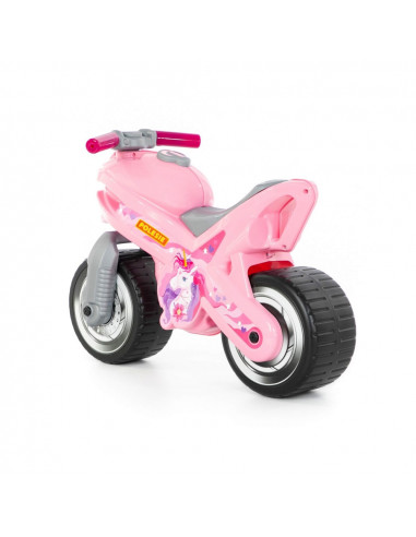 Motocicleta fara pedale, MX-ON, roz, 70x30x49,3 cm