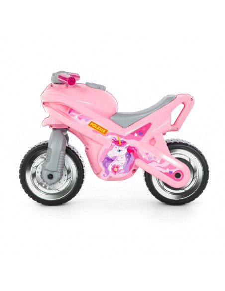 Motocicleta fara pedale, MX-ON, roz, 70x30x49,3 cm