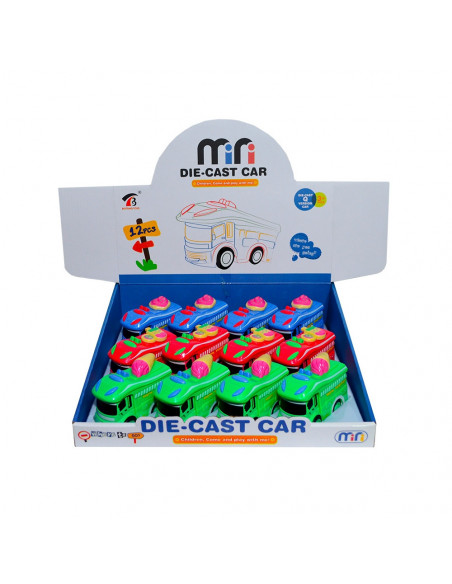 Microbuz din metal, 12 buc/set,ROB-633-B