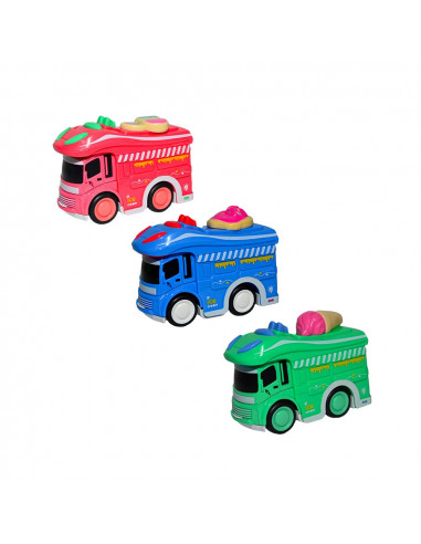 Microbuz din metal, 12 buc/set,ROB-633-B