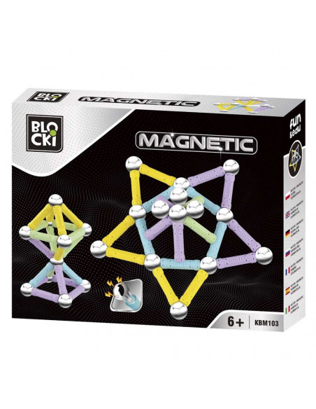 Blocki, joc magnetic, 38 piese,ROB-KBM103