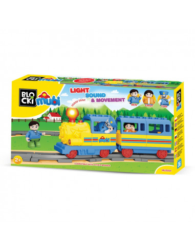 Blocki mubi, Trenul lui Tom, 36 piese,ROB-MU3004