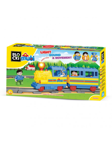 Blocki mubi, Trenul lui Tom, 36 piese,ROB-MU3004