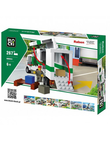 Blocki Raben, Camion, 267 piese,ROB-KBR053