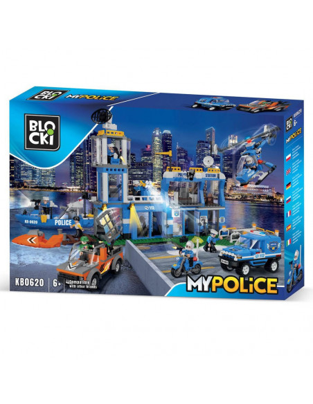 Blocki my police, Sectie de politie, 917 piese,ROB-KB0620
