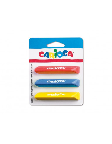 Set gumă de șters Carioca,COR076