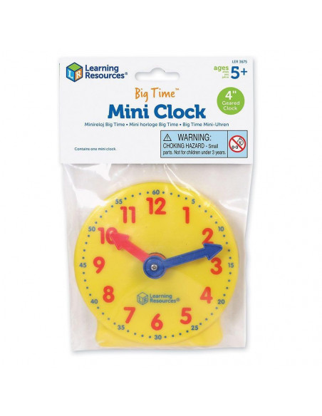 Ceas educativ din plastic,LER3675