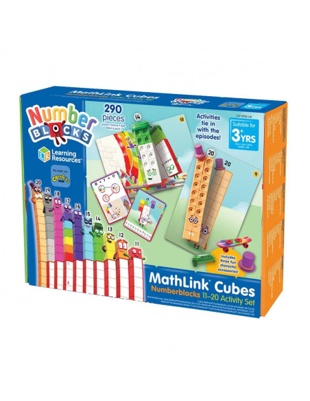 MathLink®Cubes Numberblocks Set de activitati de la 11 -