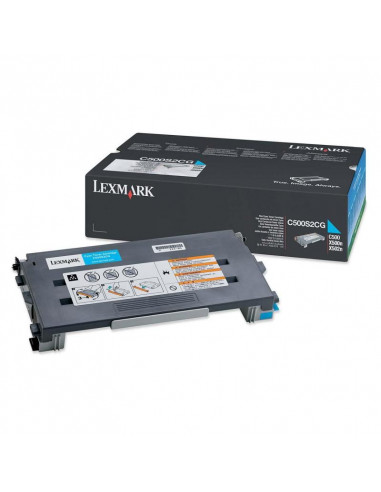 Cartus Toner Original Lexmark C500S2CG, Cyan, 1500