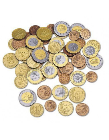Set de monede de jucarie (Euro),LSP0026-EUR
