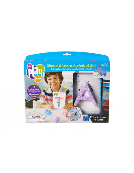 Spuma de modelat Playfoam™ - Descopera alfabetul,EI-1917