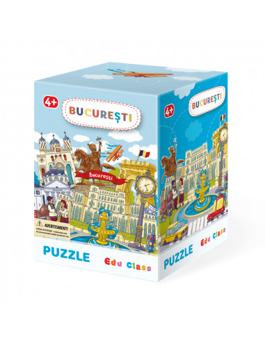 Puzzle - Bucuresti (64 piese),EDU003