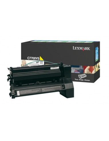 Toner Lexmark C7700YS, yellow, 6 k, C770dn, C770dtn