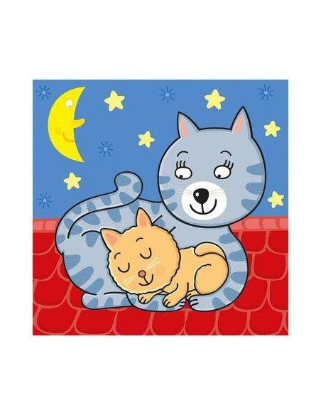 Baby puzzle - Animalute jucause (3-5 piese),325128