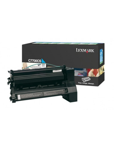 Toner Lexmark C7700CS, cyan, 6 k, C770dn, C770dtn