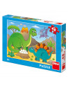 Puzzle - Dinozauri prietenosi (48 piese),371309