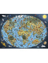 Puzzle - Harta lumii pentru copii (1000 de piese),532816