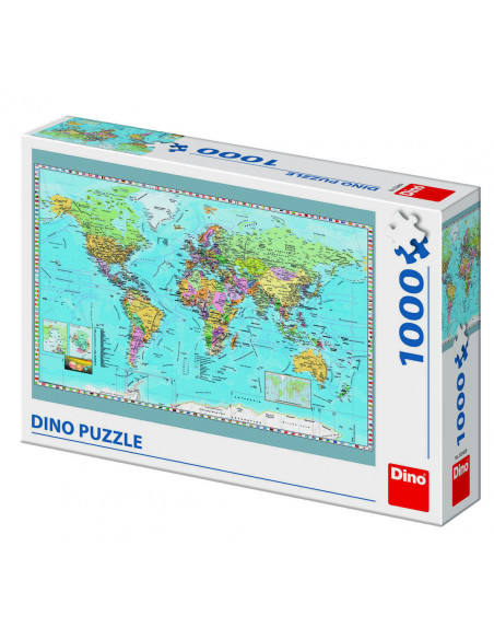 Puzzle - Harta politica a lumii (1000 piese),532489