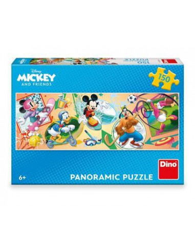 Puzzle - Mickey si prietenii la ora de sport (150 piese),393318