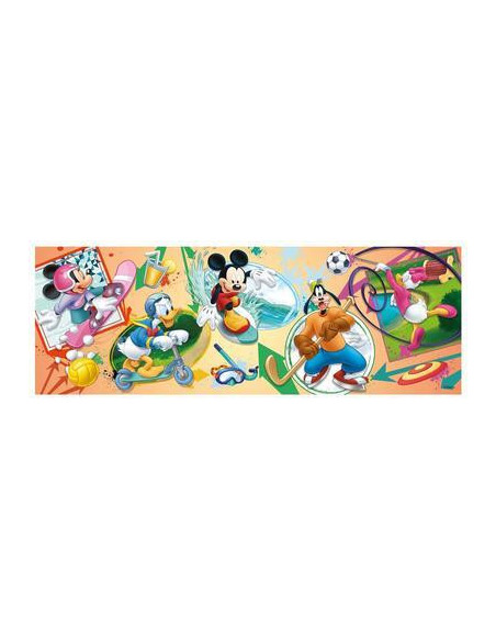 Puzzle - Mickey si prietenii la ora de sport (150 piese),393318