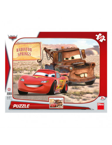 Puzzle - Peripetii cu Lightning McQueen (12 piese),303072