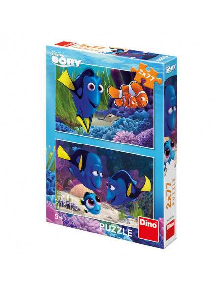 Puzzle 2 in 1 - Gasirea lui Dory (77 piese),386143