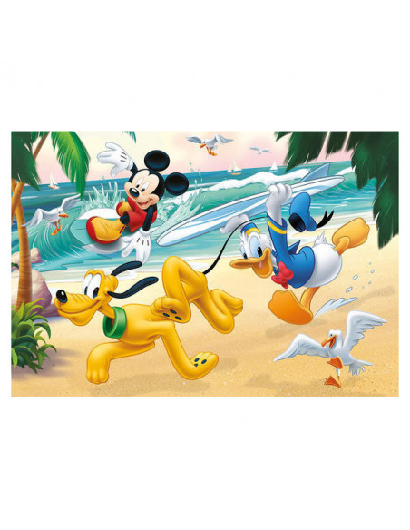 Puzzle 2 in 1 - Mickey campionul (77 piese),386129